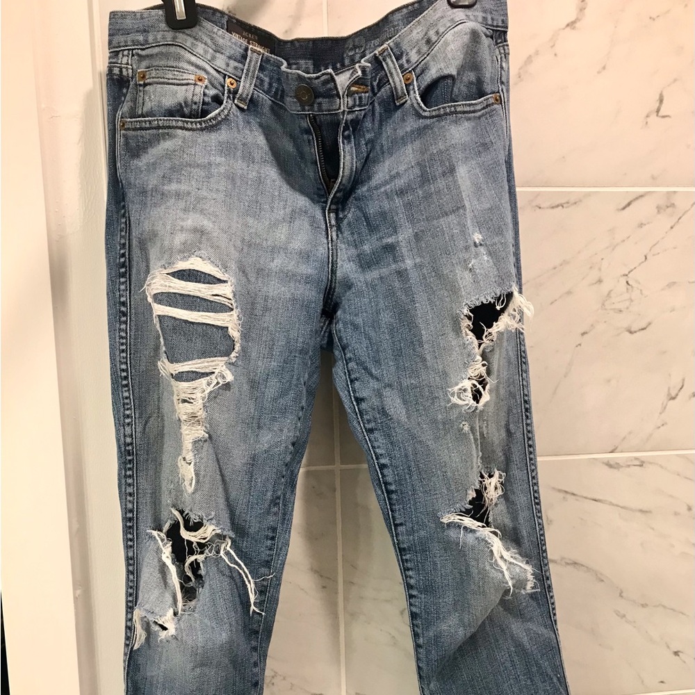 Vintage style straight leg J. Crew jeans